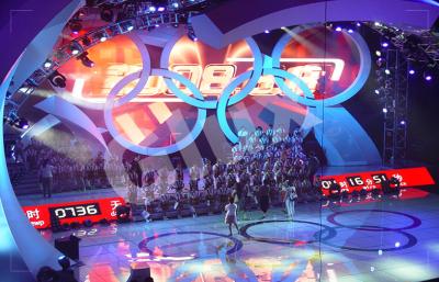 China Large Indoor Stadium Perimeter Concert Stage Background Led Display 1500cd/m2 for sale