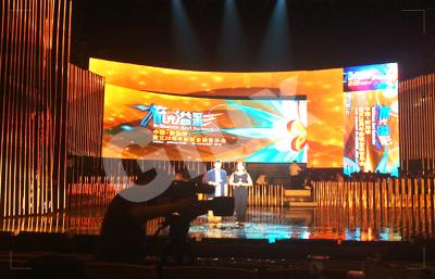 China P2 Stage Background LED Screen , Rental 1R1G1B 16 Bit LED Video Wall for sale