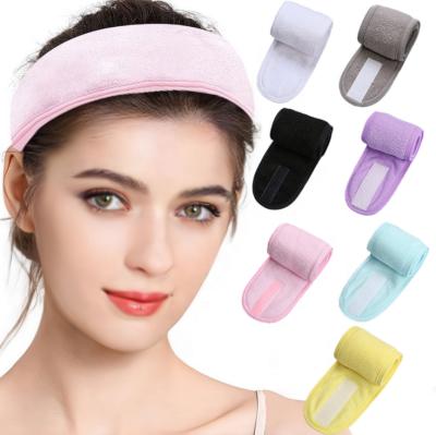 China Deeply 2022 European And American Face Wash Yoga Sports Makeup Elastic Beauty Headband For Woman for sale