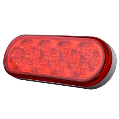 China Inch 13 LED PC+ABS Lens 83 mA Stop Marker 6.5 Signal Lamp Truck Side Light 19mA Turn Beacon Light For Truck Square Circle POINT for sale