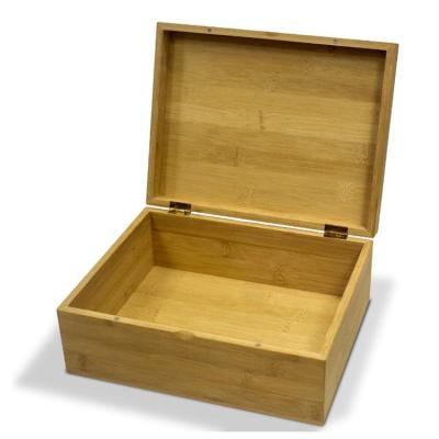 China Viable High Quality Bamboo Storage Box Box Rectangular Jewelry Organizer Wooden Box for sale