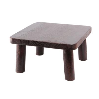 China New modern Japanese style tea table tatami mat rice burned tongmu small tea table bedroom solid wood small table for sale