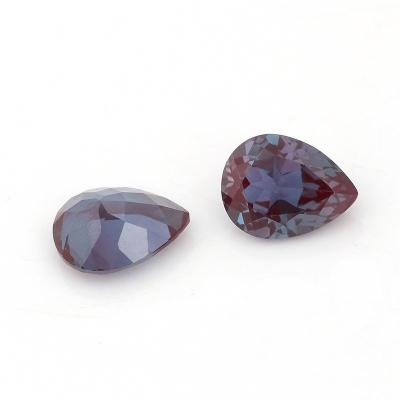 China Color Set Or Loose Sapphire Gemstone With Various Shape In Lab Developed From Common Fire Alexandrite For Jewelry Listing Factory Wholesale for sale