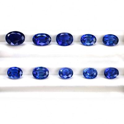 China Fire September Birthstone Blue Sapphire Color Game Or Lab Created Gemstone Royal Blue Sapphire For Bidthday Gift for sale