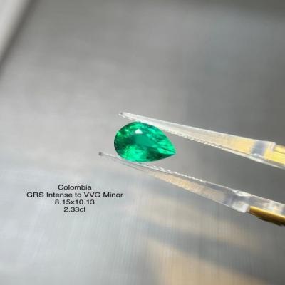 China Pear Environmentally Friendly Wholesale Lab Made Emerald Lab Grown Emerald Gemstone 1-5 Carat Carat Price Real Loose Synthetic Stone Gemstone for sale