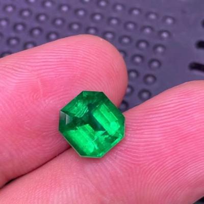 China Pear Shape Environmental Friendly Wholesale Lab Created Emerald Hydrothermal Gemstone Lab Developed Emerald Gemstone Synthetic Emerald 1-5 Carat for sale