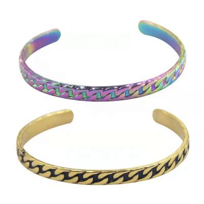 China Fashion Stainless Steel Bangles &Indian Jewelry Punk Bangles for sale