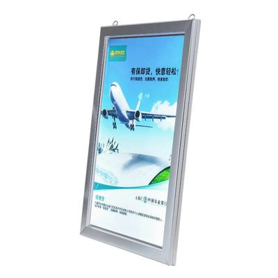 China Outdoor Art Frame UV Poster Light Box Aluminum Advertising Rectangle Custom Snap Clip Open for sale