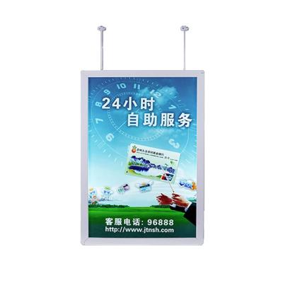 China Product Double Sided Aluminum Advertising Light Box Outdoor Hanging Rectangle for sale