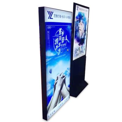 China Economical Custom Standing Double Sided Led Light Box Double Sided Backlight Customized for sale