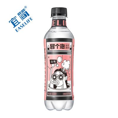 China Easelife Sugar Free Carbonated Soft Drinks Malaysia Soft Drink OEM White Peach Flavored Sparkling Water for sale