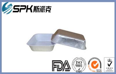 China De zilveren Beschikbare Container van de de Douanealuminiumfolie van het Aluminiumbaksel Pannen Verdeelde Te koop