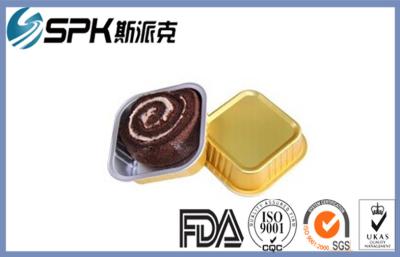 China Airline Hotel Disposable Aluminium Foil Trays Takeaway Food Containers For Chocolate for sale