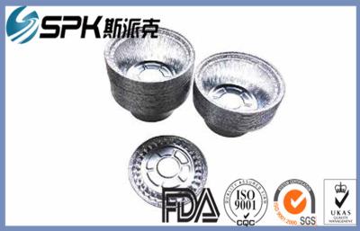 China De ronde Containers van de Aluminium Meeneemfolie, Cupcake/Ei - de Scherpe Dienbladen van het Foliebaksel Te koop