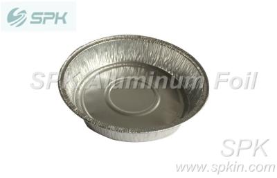 China OEM Small Oven Tray Round Foil Containers With Lid For Bakery And Catering for sale