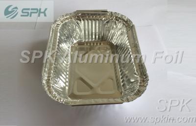 China Custom Household Disposable Foil Containers 200ML / Casserole For Food Packaging for sale