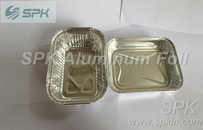 China Hoja de plata de los pequeños del paquete contenedores de almacenamiento de aluminio de la comida para la comida tomada en venta