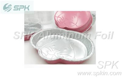 China Bunny Face Disposable Foil Containers For Bread Baking , Aluminum Cake Baking Pan for sale