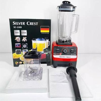 China Household 2 in 1 silver crest 2 cup blender SC-1589 4500 watt commerical blender for sale