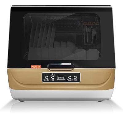 China Traditional Intelligent Automatic Dishwasher Table Desktop Dishwasher For Home Use for sale