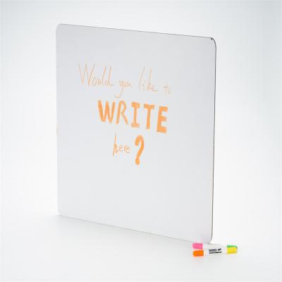 China Writing Board White Best Price Kids No Frame Double Sided Mini Writing Dry Erase White Desktop Writing Board for sale