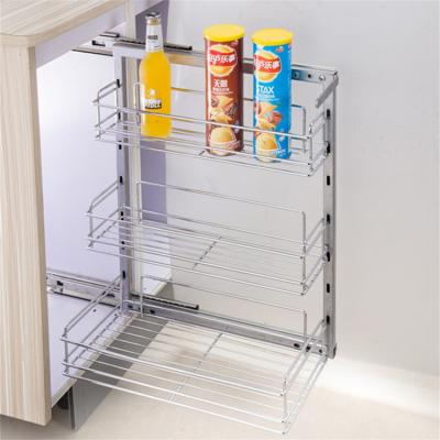 China China Factory Direct Selling Viable Cabinet Gently Tightly Pull Out Drawer Basket Racksink Kitchen Storage for sale