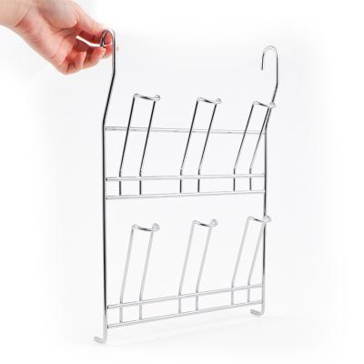 China Wall Mounted Kitchen Organizer Rack Shelf China Factory Storage Metal Dish Rack Corner Shelf for sale