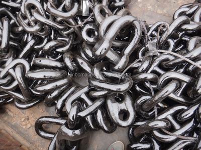 China Marine Mooring Grade 2 Studless 12.5mm- 122mm or Stud Link Anchor Chain for sale