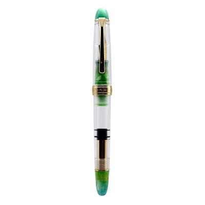 China Student Lingmo Luxury New Design Acrylic Piston Fountain Pen With Custom Logo OEM for sale