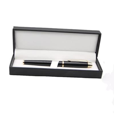 China Eco-Frendly Black Leather Pen Box Gift Pen Set Gift Box for sale