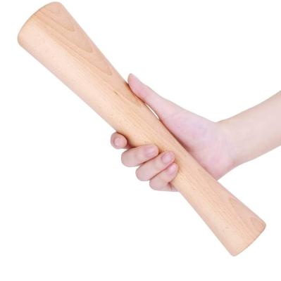 China 12 Inch Viable Beech Acacia Wood Sauerkraut Wooden Food Pounder for Mason Jars Vegetables Fermentation Tamper with End 2 Different Size for sale