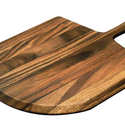 China 2020 eco-friendly new style all natural wooden pizza skin for homemade baking tool pizza shovel pizza cutter steel wheel for sale