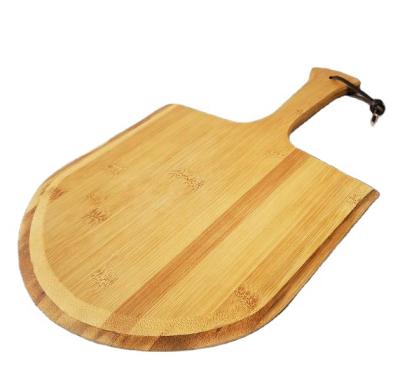 China Home Kitchen Hotel Factory Supplied Professional Bamboo Wooden Pizza Skin Spatular Turning Paddle Cutting Serving Board Home Kitchen Tools for sale