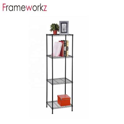 China Contemporary NSF Certified 4 Tier Adjustable Shelves Durable Household Wire Shelving Unit for sale