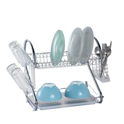 China Sustainable Stainless Steel Kitchen Storage Shelf Dish Dish Rack Kitchen Drainer Rack for sale