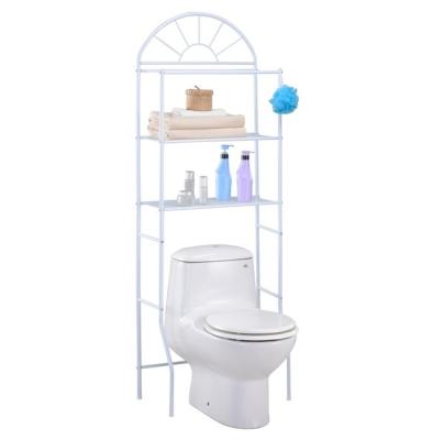 China Hot Saling Space Saver Bathroom Storage Shelf Good Space Saver Metal Toilet Storage Shelf for sale