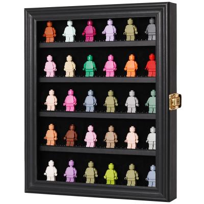 China Custom Minifigures Display Minifigures Dimensions The Display Case Dice Wall Cabinet With Lock for sale