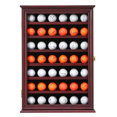 China Hot Selling Baseball Wall Mount 20 Lockable Wood Cabinet Storage 2022 Rack Holder UV Display Case for sale