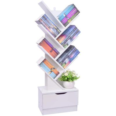 China (Size)Wholesale Nordic Popular White Creative Flexible Combination Tree Shape Shelf Adjustable for sale