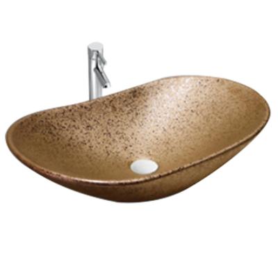 China Modern Bathroom Vessel Hand Wash Ceramic Countertop High Quality Gold Modern Design OEM Sink Black White Hot Sale Art Basin for sale