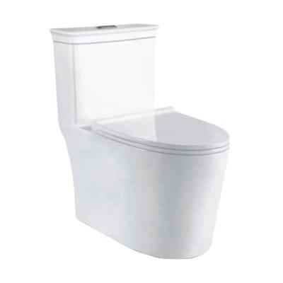 China Double-Flow Floor Standing Ceramic Siphonic One Piece Toilet for sale