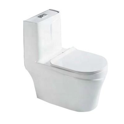 China Portable Sanitary One Piece Toilet Sanitary Trap 300mm Double-Flow Factory Price Toilet s WC Ceramic Toilet for sale