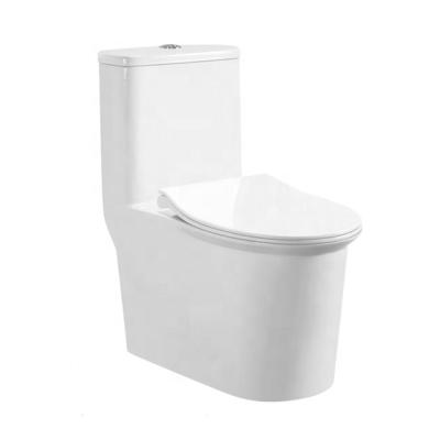 China Modern Double-flush Toilet Bathroom WC One Piece Toilet for sale