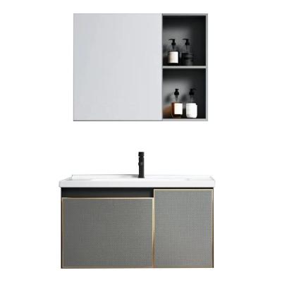 China Durable Bathroom Wall Mounted Mirrored Bath Vanity Cabinets Waterproof Mirror Cabinet for sale