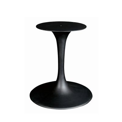 China Modern New Design Coffee Table Large Leg Vase Trumpet Dining Table Aluminum Heavy Bases for sale