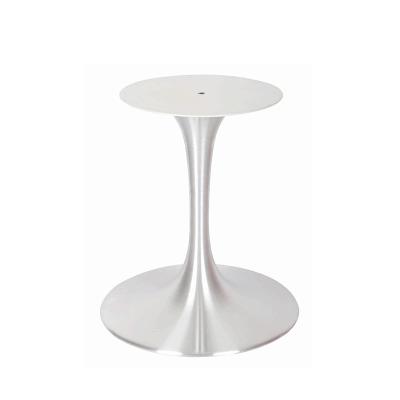 China Modern New Design Aluminum Coffee Table Legs Vase Trumpet Dining Table Bases for sale