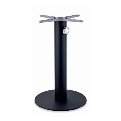 China Modern Outdoor Use Round Table Aluminum Legs With Umbrella Hole for sale