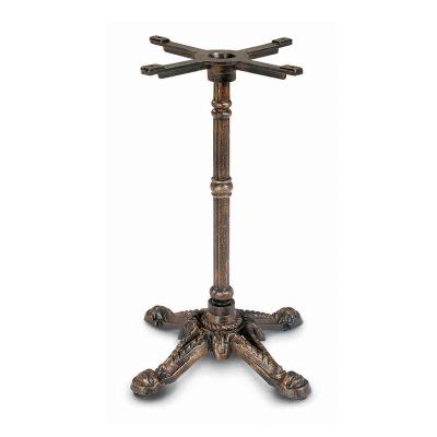 China Black Antique Style Tophine Furniture Coffee Table Table Base Antique Cast Iron Leg for sale