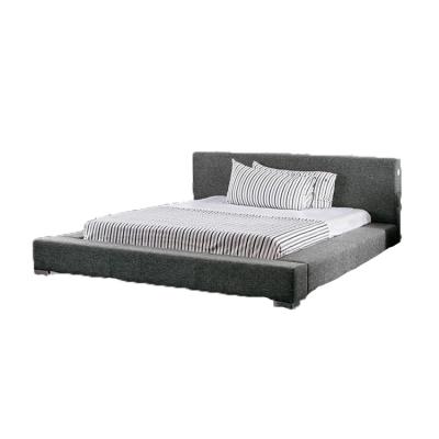 China Bedroom furniture set high quality household soft furniture soft bed fabric foot metal sleep bed bed promotion for sale