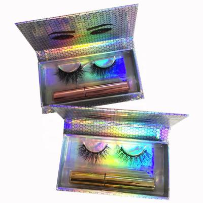 China 2021 New Arrivals Long Natural Mink Lashes 16mm Real Mink Lashes 16mm Real MI 25mm Tapered Magnetic Box lashes3d Wholesale Seller Magnet Wick for sale